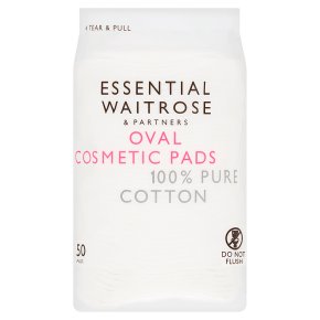 Essential Waitrose Oval Cosmetic Pads