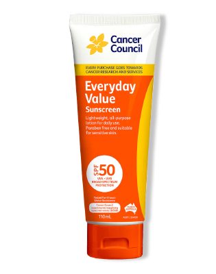Cancer Council Everyday Value Sunscreen SPF50 110ml