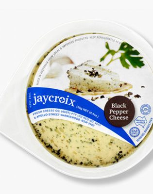 Jaycroix Cream Cheese Black Pepper 125g