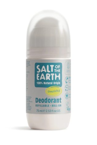 Salt of the Earth - Natural Deodorant Refillable Roll-On 75ml -Unscented